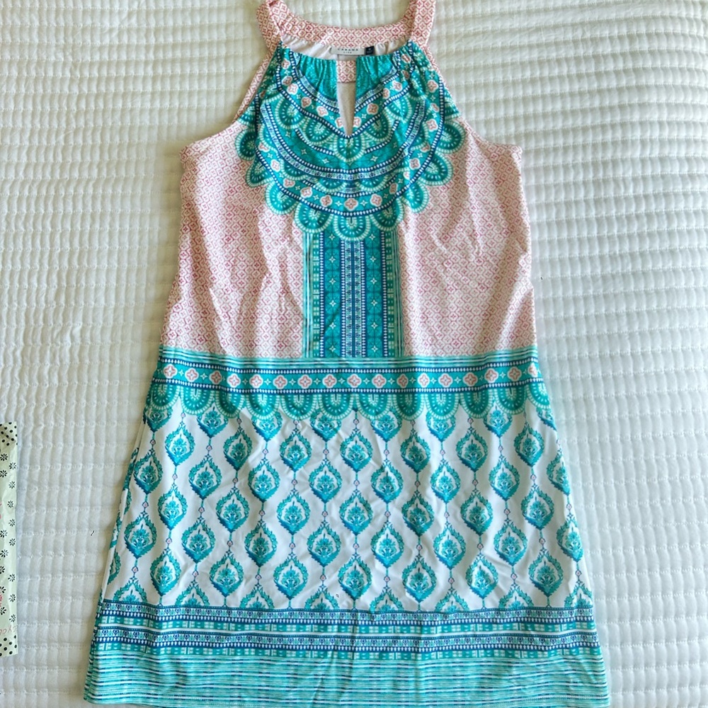 Provence Sleeveless Shift Dress
